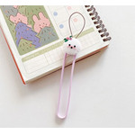 Accessory/ Wristband/ Keychain Silicone Silky Ring /Purple pudel/ OEM