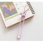 Accessory/ Wristband/ Keychain Silicone Silky Ring /Purple unicorn/ OEM