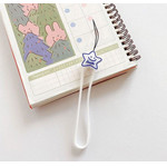 Accessory/ Wristband/ Keychain Silicone Silky Ring /White star/ OEM