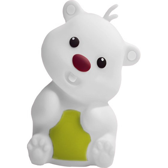 Nimbo Night Lamp Silicone Bear, PAT, 3-whites, Usb /white/ OEM