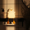 Nimbo Night Lamp Silicone Long-Legged duckling, PAT, 3-whites, USB, Timer /white/ OEM