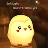 Nimbo Night Lamp Silicone Penguin, PAT, 3-whites, Usb /white/ OEM