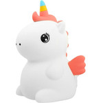 Nimbo Night Lamp Silicone Unicorn, PAT, colorful, Usb /white/ OEM