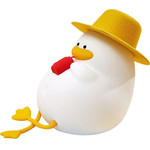 Nimbo Night Lampsilicone Drinking duck, PAT, colorful, USB, Timer /white/ OEM
