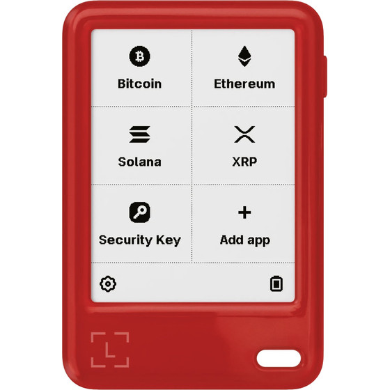 Ledger Nano Gen 5 Cherry Red Crypto Hardware Wallet with Recovery Key - (LEDGERNANO-5-CR-RK)