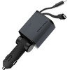Mobile Origin 4in1 50W Car Charger CA28 - USB-C + USB-A, USB-C and Lightning Cable - (MO-CCH-CA28)