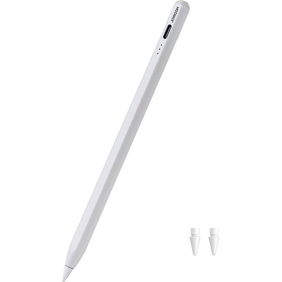 Joyroom Active Stylus with 2 Spare Tips - White - (JR-X15 Pro)