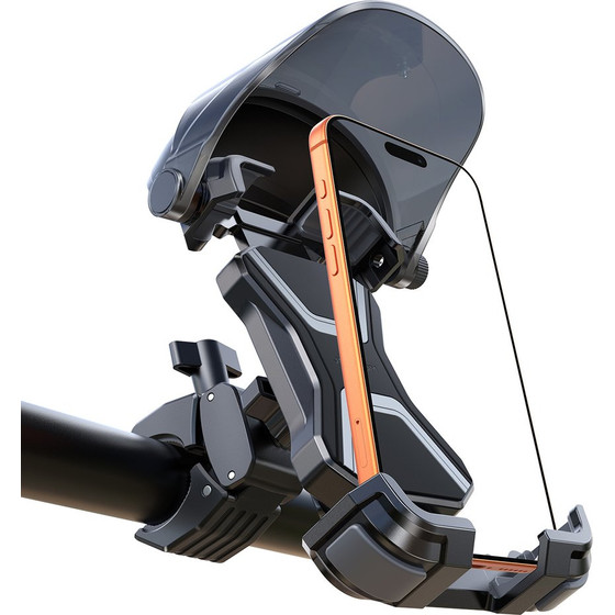 Joyroom Bike Holder with Sun Visor - Black - (JR-ZS528)