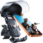 Joyroom Bike Holder with Sun Visor Automatic - Black - (JR-ZS526)