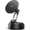 Joyroom JR-ZS51 magnetic car holder with suction cup for windshield or dashboard - black - (JR-ZS510 Black)