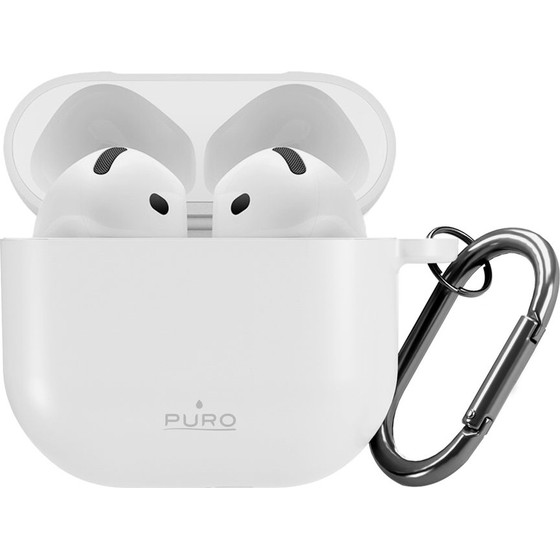Puro Icon Case for AirPods 4 - White - (PUAPC4ICONWHI)