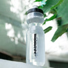Rockbros 750 ml Bicycle Bottle - Transparent with Black Mouthpiece - (Rockbros-DCBT69TBK)
