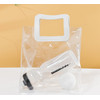 Rockbros 750 ml Bicycle Bottle - Transparent with Black Mouthpiece - (Rockbros-DCBT69TBK)