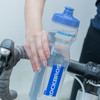 Rockbros 750 ml Bicycle Bottle - Transparent with Blue Mouthpiece - (Rockbros-DCBT69TB)
