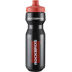 Rockbros 750 ml Bike Bottle - Transparent Black with Red Mouthpiece - (Rockbros-DCBT69BR)