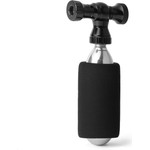 Rockbros CO2 pump, aluminum alloy valve head, cartridge-free, Presta/Schrader compatible - black - (Rockbros-420003001)