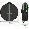 Rockbros D40 transport cover for o74cm wheel - black - (Rockbros-D40)