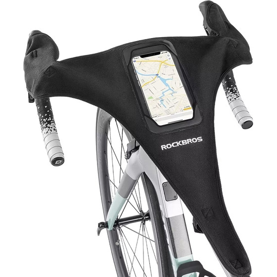 Rockbros D78 Sweat Cover with Pocket and Phone Window - Black - (Rockbros-50210012001)