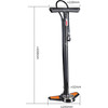Rockbros GP6532B Floor Pump with Pressure Gauge - Black and Orange - (Rockbros-GP6532B)