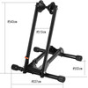 Rockbros T30 Folding Bike Stand for Front or Rear Wheel Compatible with 24-27.5 Inch and 700C Wheels - Black - (Rockbros-T30-BK)