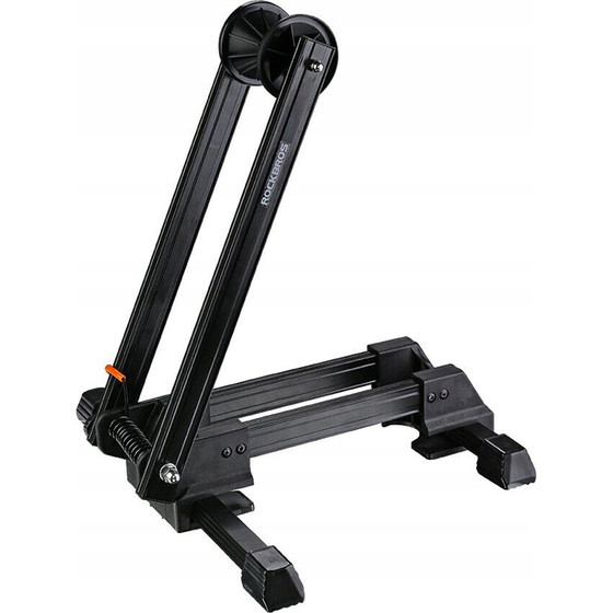 Rockbros T30 Folding Bike Stand for Front or Rear Wheel Compatible with 24-27.5 Inch and 700C Wheels - Black - (Rockbros-T30-BK)