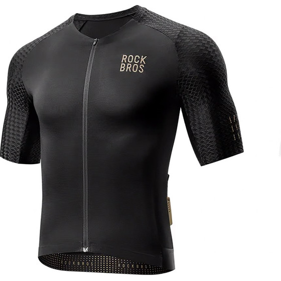 Rockbros YDDX011 Diamond Short Sleeve Cycling Jersey Size XL - Black - (Rockbros-15220026005)