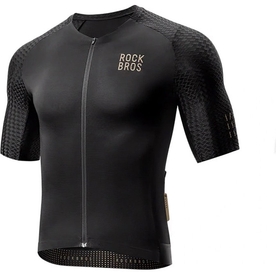 Rockbros YDDX011 Diamond Short Sleeve Cycling Jersey Size XXS - Black - (Rockbros-15220026013)