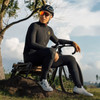 Rockbros YDWT020 Diamond cycling jersey spring/autumn/winter size S - black - (Rockbros-15300015002)