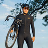 Rockbros YDWT020 Diamond cycling jersey spring/autumn/winter size XXXL - black - (Rockbros-15300015007)