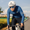 Rockbros YDWT020 Diamond cycling jersey spring/autumn/winter size XXXL - blue - (Rockbros-15300015014)