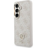 Guess Case 4G Big Rhinestone Triangle Strap Magsafe For Samsung Galaxy S26 Pink - (GUHMS26SP4G4DCSP)