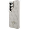 Guess Case 4G Big Rhinestone Triangle Strap Magsafe For Samsung Galaxy S26 Ultra Pink - (GUHMS26LP4G4DCSP)