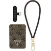 Guess Wallet + Hand Strap Set Triangle Magsafe Brown - (GUBPWMWSP4GTW)