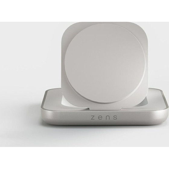 Zens Magnetic Induction Charger Magnetic Nightstand Charger Qi2 15W USB-C White - (ZESC20W/00)