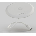 Zens Puk And Play Qi 15W Induction Charger, Countertop Model White - (ZEBI04W/00)