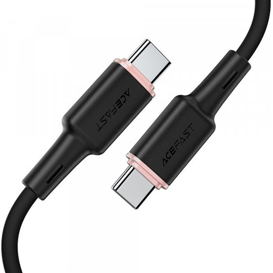 Acefast USB-C to USB-C Cable C2-03, 60W, 3A, 1.2m, Black