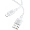 Borofone USB-A to Lightning Cable BX111 Feliz, 18W, 2.4A, 1m, White