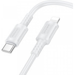 Borofone USB-C to Lightning Cable BX111 Feliz, 27W, 2.4A, 1m, White