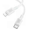 Borofone USB-C to Lightning Cable BX111 Feliz, 27W, 2.4A, 1m, White