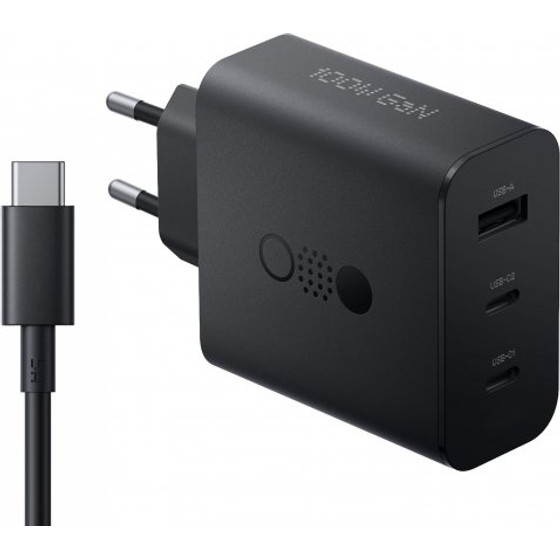 CMF by Nothing Wall Charger C349, 100W, 5A, 1 x USB-A - 2 x USB-C, with USB-C Cable, Dark Grey - (A10800016)