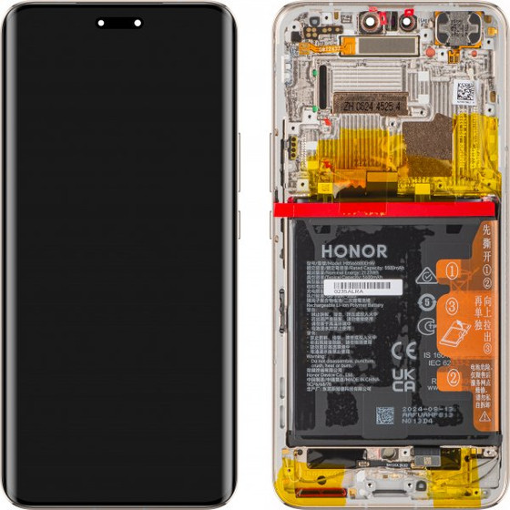 Honor LCD Display Module for Magic6 Pro, with Battery, Gold - (0235ALRA)