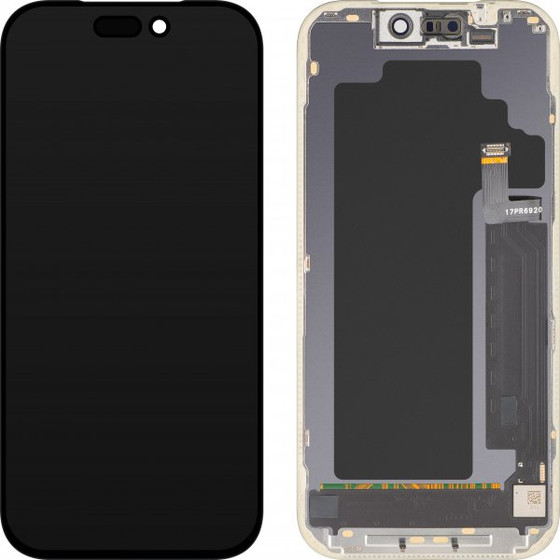 MP LCD Display Module for Apple iPhone 17 Pro, OLED FHD IC Movable Version, Aftermarket, Black