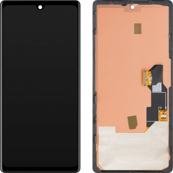 MP LCD Display Module for Google Pixel 6a, OLED Version, w/o Frame, Aftermarket, Black