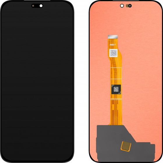 MP LCD Display Module for Honor 400 Lite, w/o Frame, Aftermarket, Black