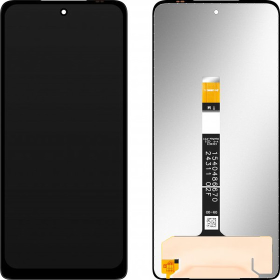 MP LCD Display Module for Motorola Moto G75, w/o Frame, Aftermarket, Black