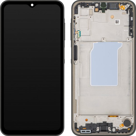 MP LCD Display Module for Samsung Galaxy A26 A266, Aftermarket, Black
