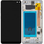 MP LCD Display Module for Samsung Galaxy S10+ G975, Aftermarket, Silver