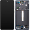 Samsung LCD Display Module for Galaxy S21 FE 5G G990, w/o Camera, Grey - (GH82-26590A, GH82-26420A, GH82-26414A)