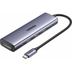 UGREEN USB-C Hub CM511 (75642), 6in1, Grey