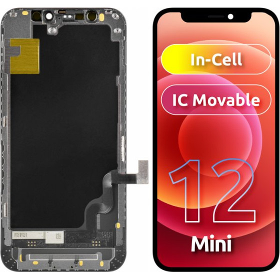 ZY LCD Display Module for Apple iPhone 12 mini, In-Cell IC Version, Black